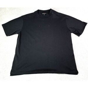 Teddy Fresh Shirt Mens Medium Crewneck Black  Classic Shirt Short Sleeves